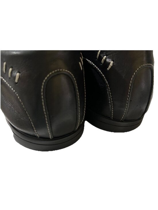 Paraboot US 9 UK 8.5 Veritable Mocassin Loafers Black Shoes Rubber Sole Driving